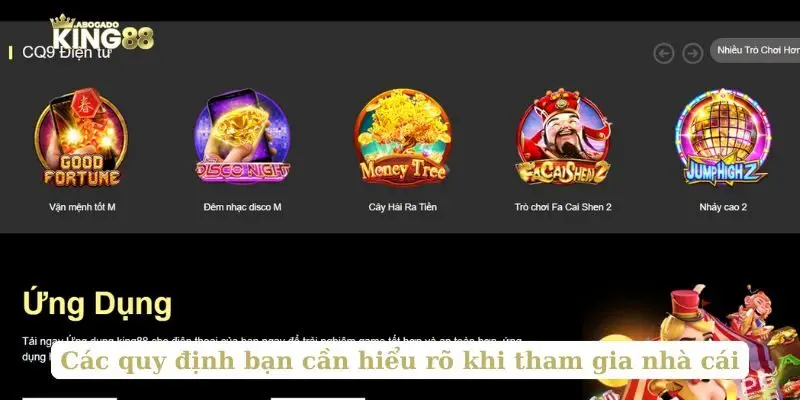 Các quy định bạn cần hiểu rõ khi tham gia nhà cái