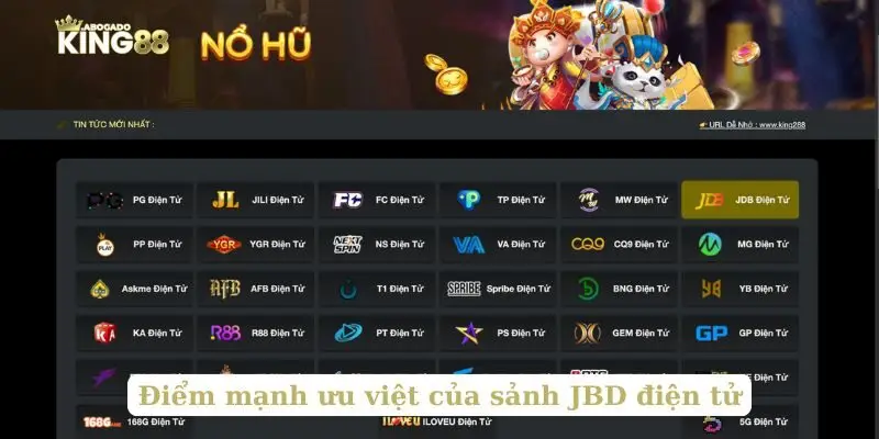 Điểm mạnh ưu việt của sảnh JBD điện tử