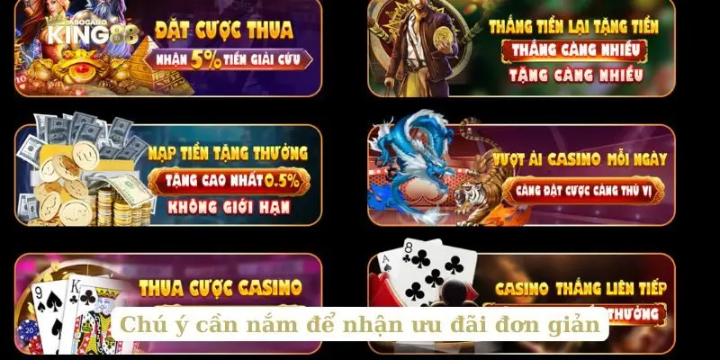 Chú ý cần nắm để nhận ưu đãi đơn giản